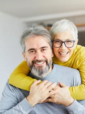 older couple smiling